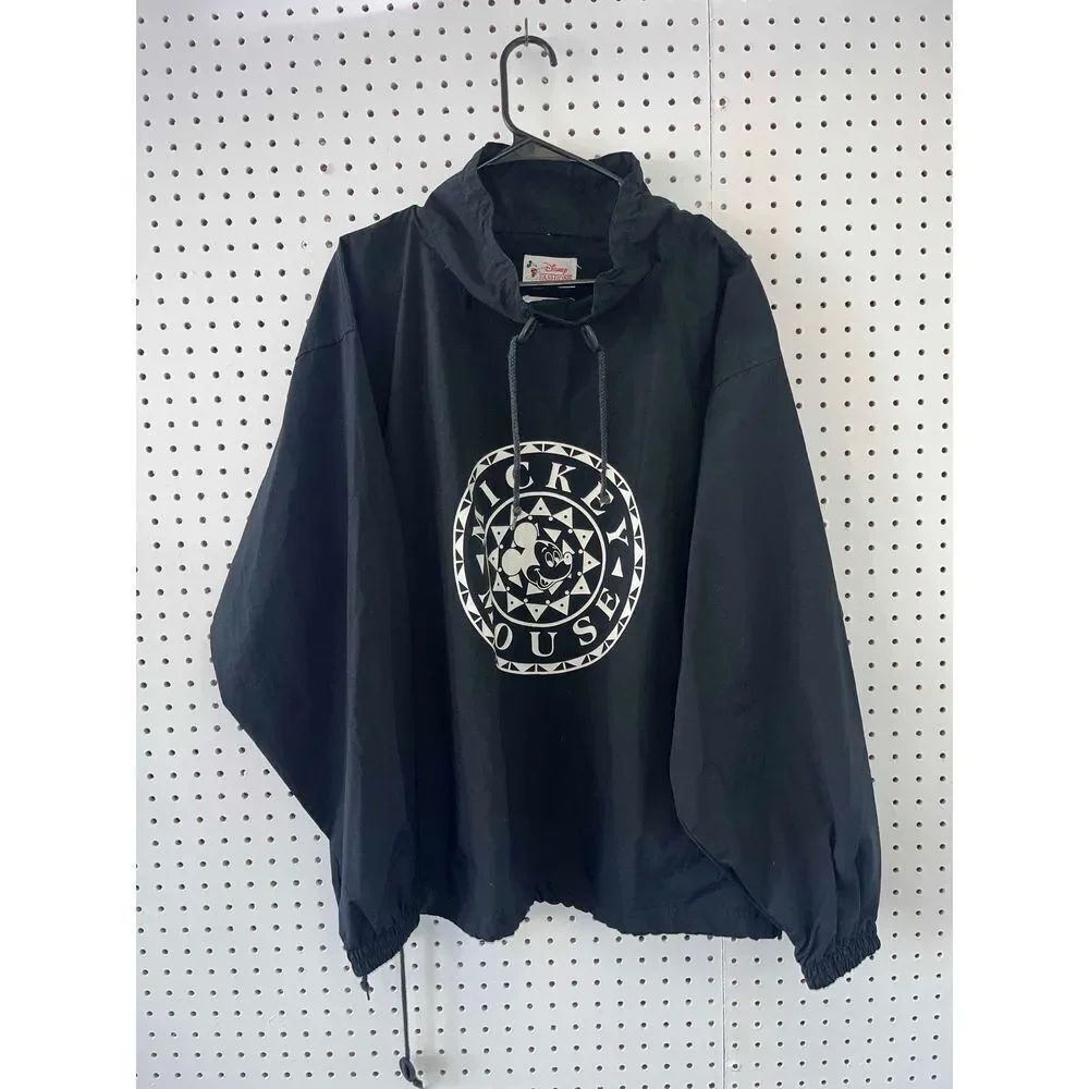 Vintage Mickey Mouse pullover windbreaker jacket